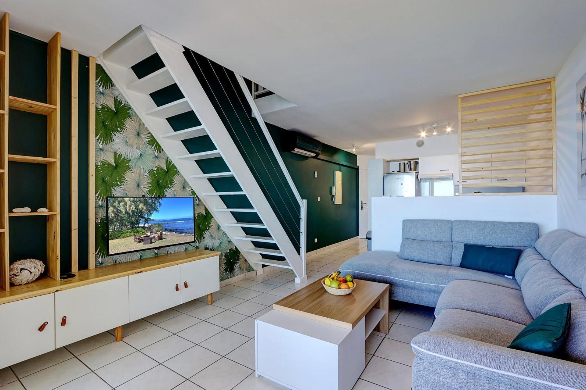 Plein La Vue - T4 Saint Leu 1Ere Ligne Pieds Dans L'Eau Apartment Exterior photo